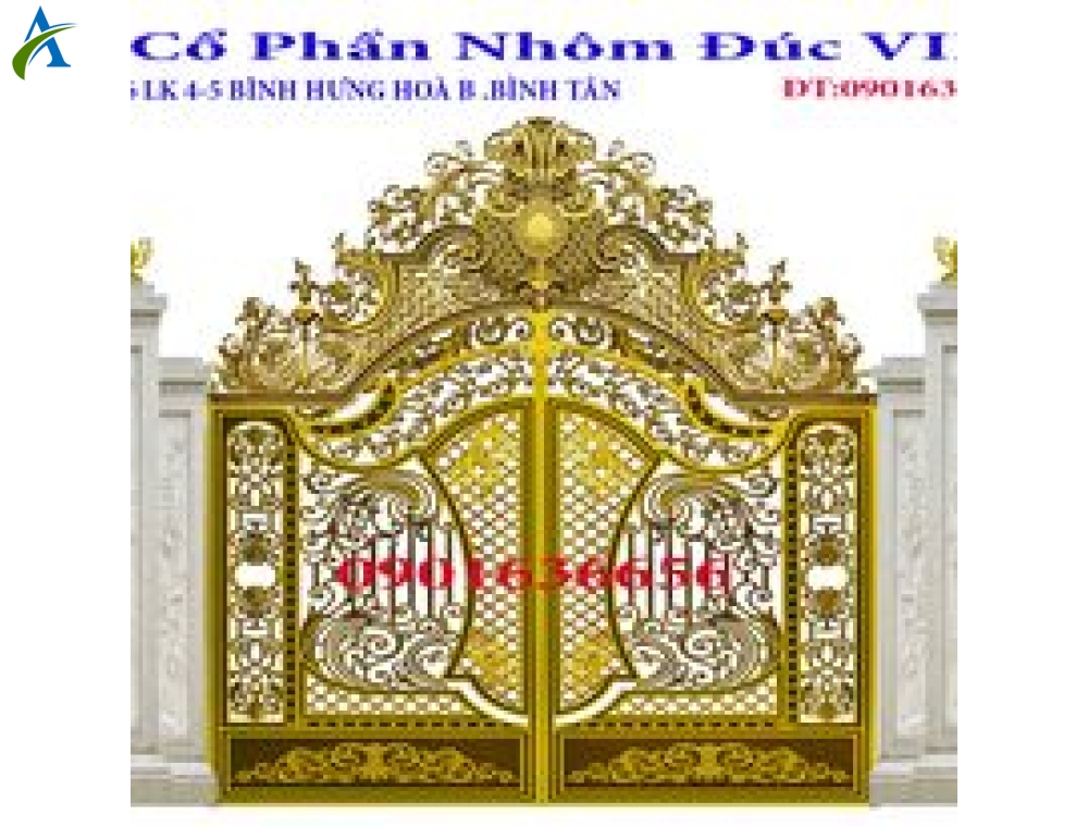 CỔNG NHÔM ĐÚC CND018