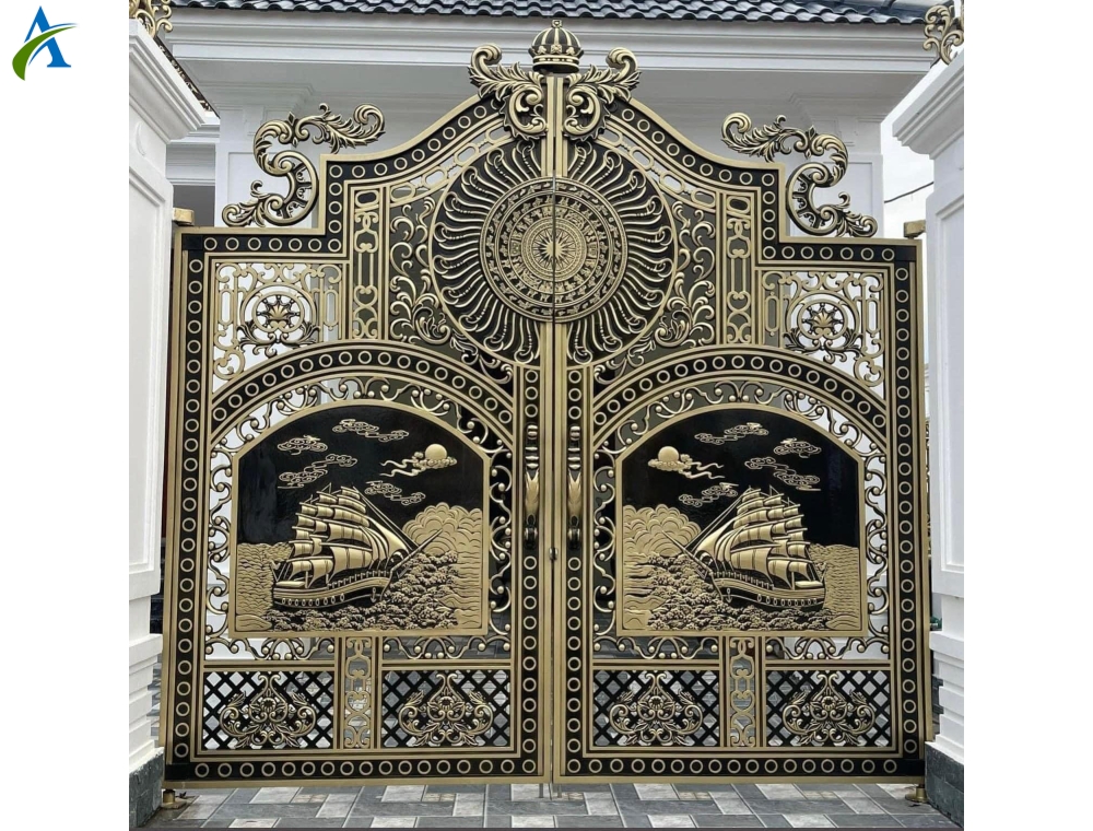CỔNG NHÔM ĐÚC 5