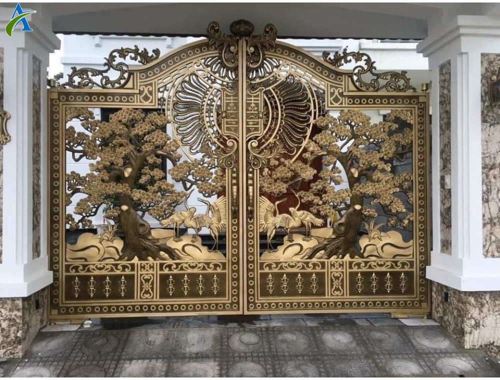 CỔNG NHÔM ĐÚC 3