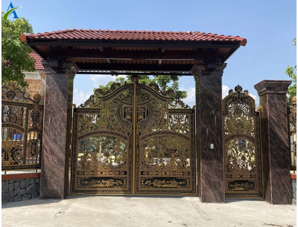 CỔNG NHÔM ĐÚC CND025