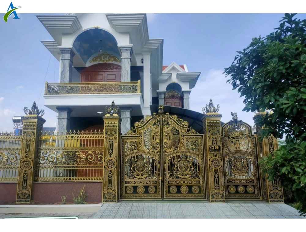 CỔNG NHÔM ĐÚC CND033