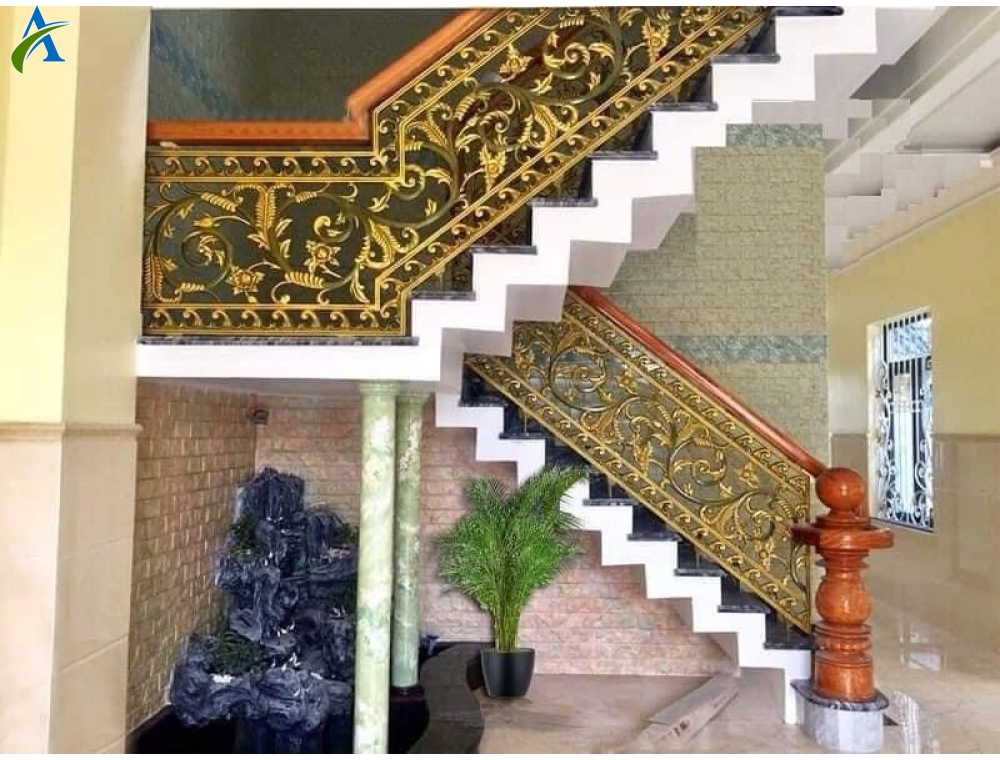 CẦU THANG NHÔM ĐÚC MẪU CT008