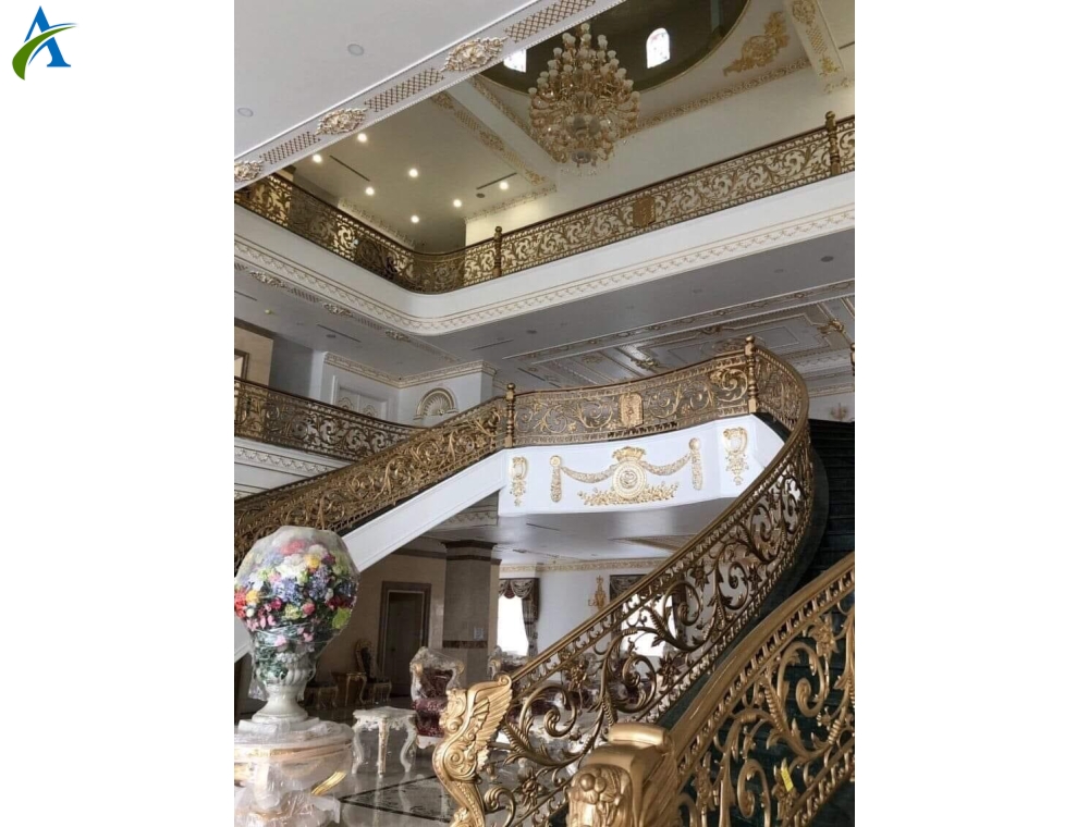 CẦU THANG NHÔM ĐÚC MẪU CT012